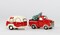 Ceramic Red Truck with Christmas Tree & Trailer Salt And Pepper Shakers, Home Décor, Gift for Her, Gift for Mom, Kitchen Décor